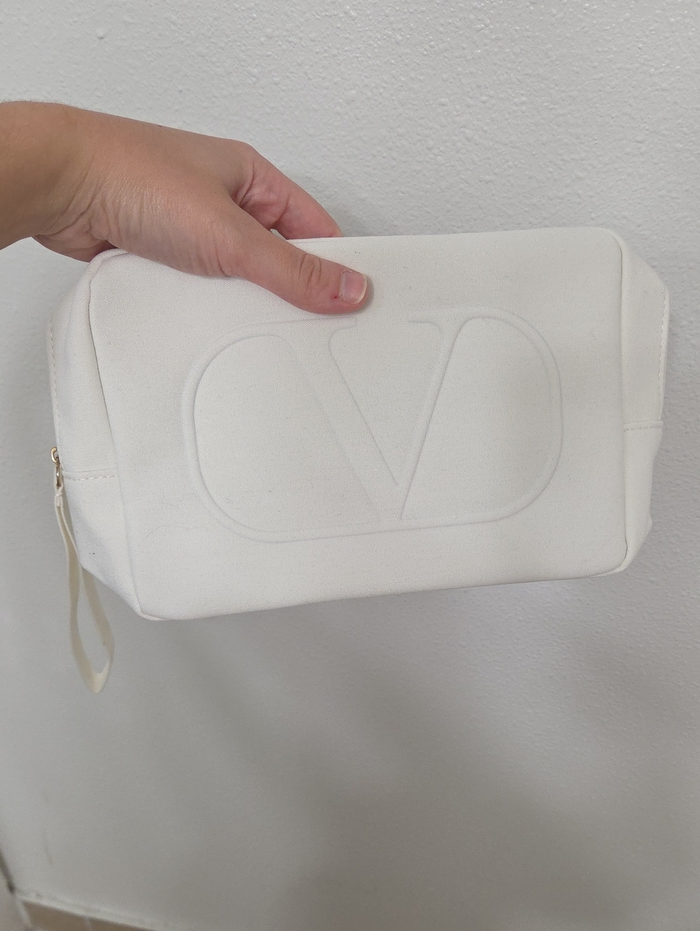 Valentino Large White Pouch